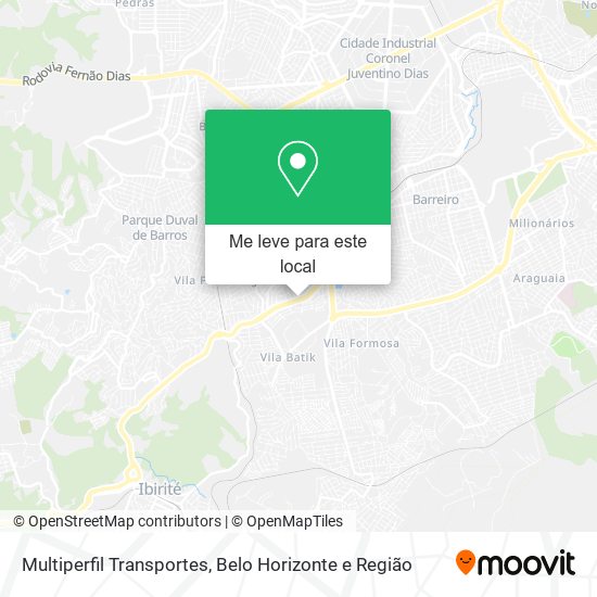 Multiperfil Transportes mapa