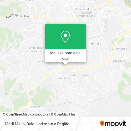 Marli Mello mapa