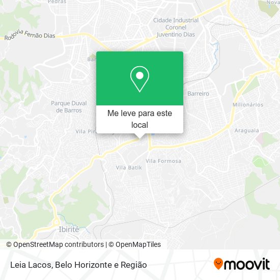 Leia Lacos mapa