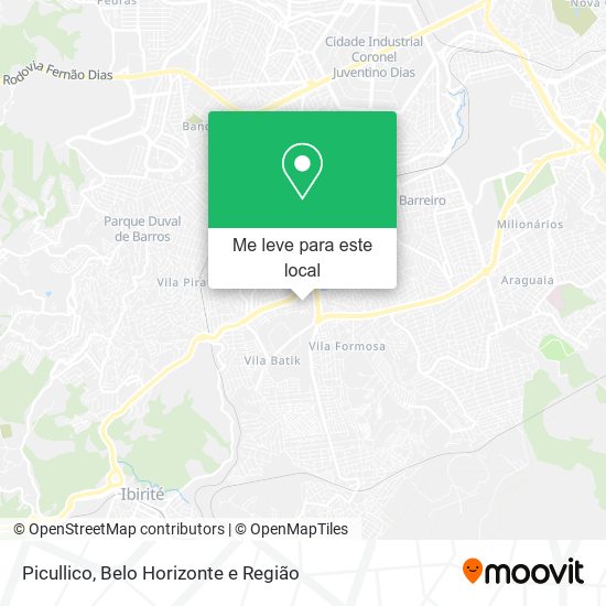 Picullico mapa