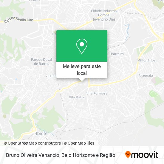 Bruno Oliveira Venancio mapa