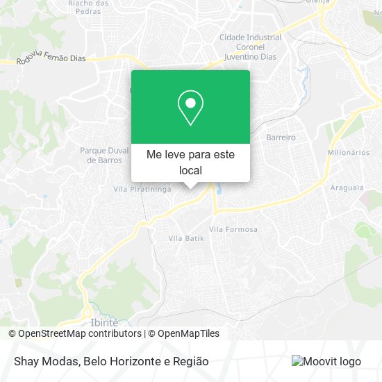 Shay Modas mapa