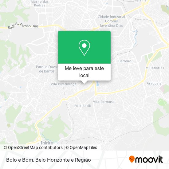 Bolo e Bom mapa