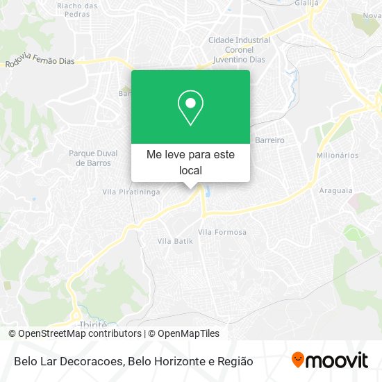 Belo Lar Decoracoes mapa