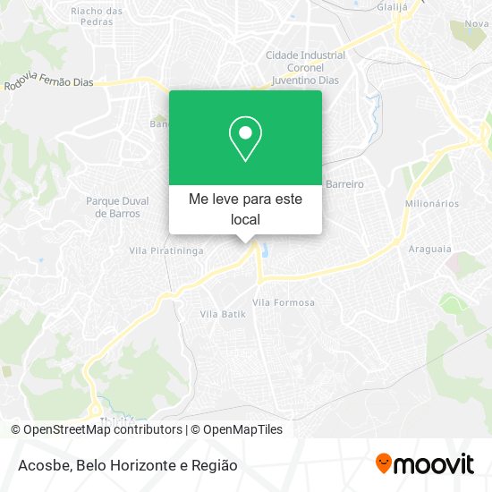 Acosbe mapa