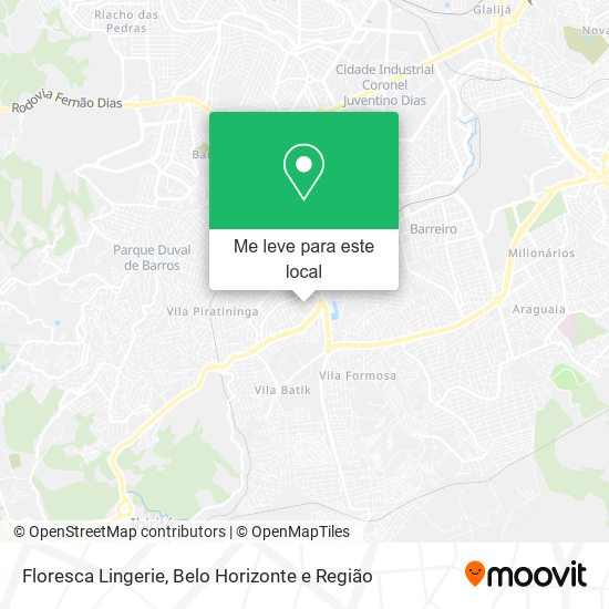 Floresca Lingerie mapa