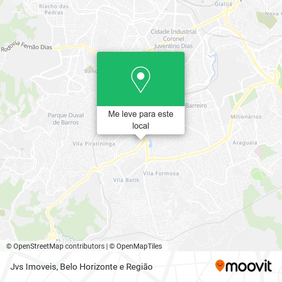 Jvs Imoveis mapa