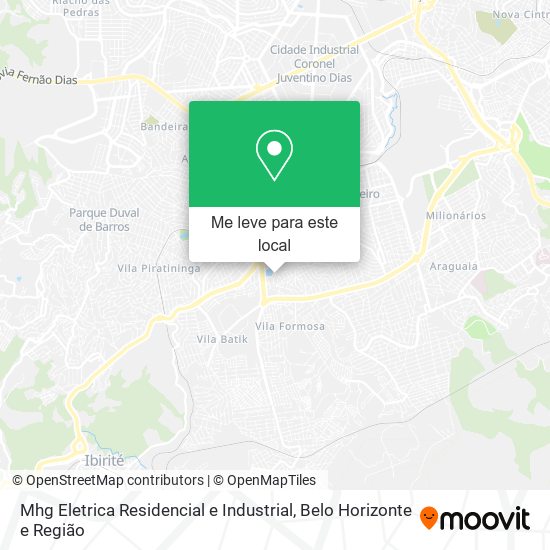 Mhg Eletrica Residencial e Industrial mapa