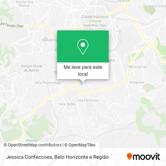 Jessica Confeccoes mapa