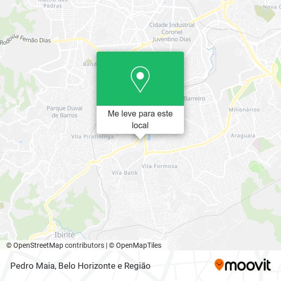 Pedro Maia mapa
