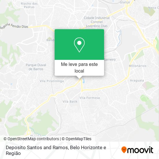Deposito Santos and Ramos mapa