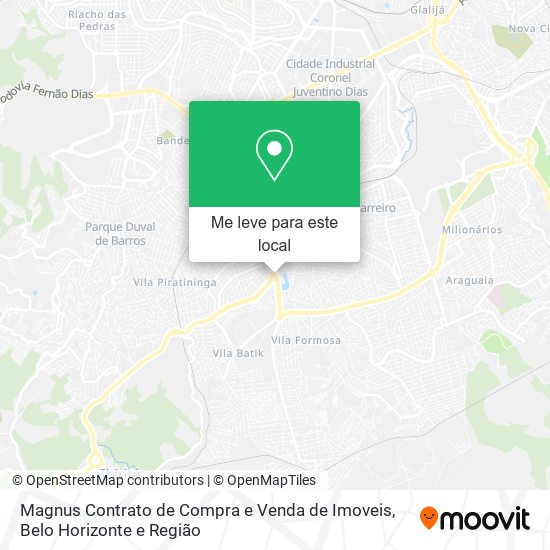 Magnus Contrato de Compra e Venda de Imoveis mapa