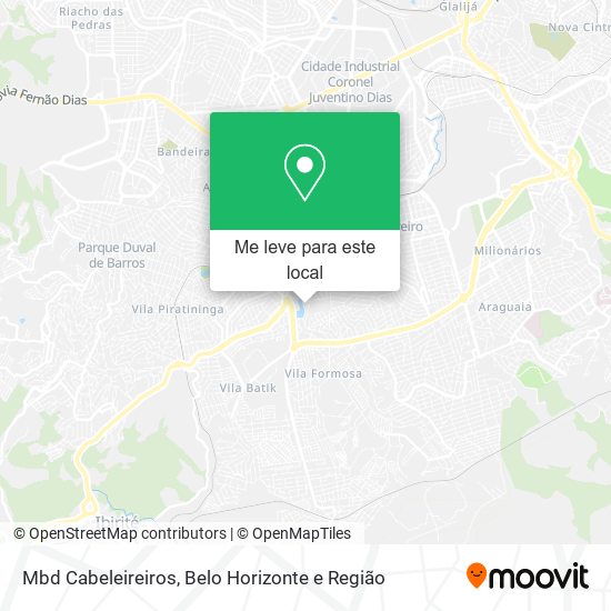 Mbd Cabeleireiros mapa