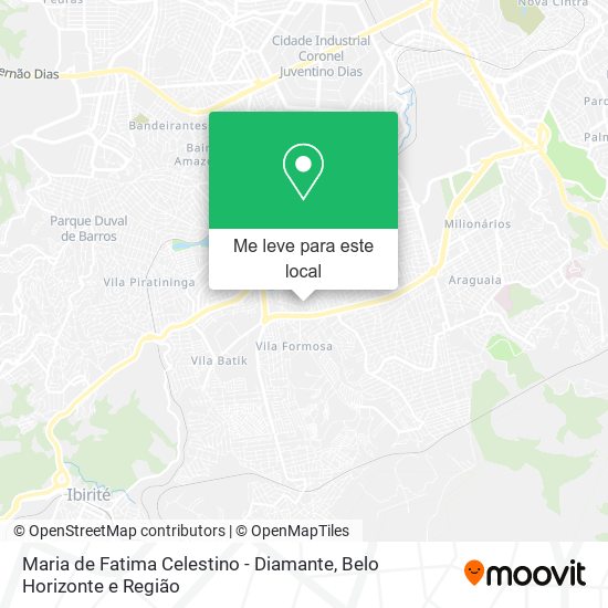 Maria de Fatima Celestino - Diamante mapa