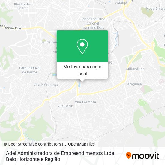 Adel Administradora de Empreendimentos Ltda mapa