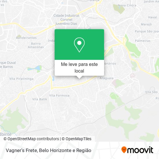 Vagner's Frete mapa