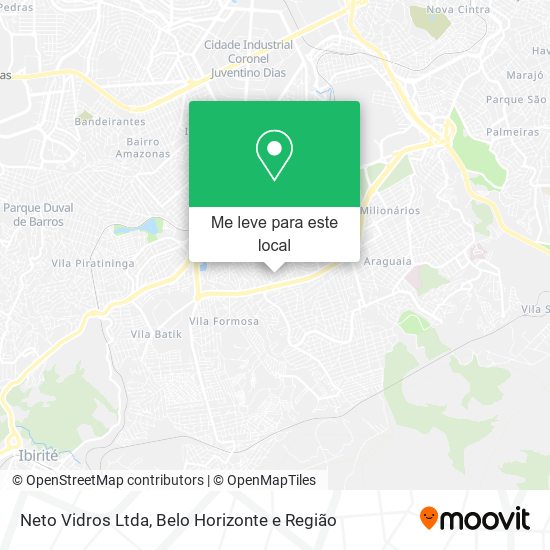 Neto Vidros Ltda mapa
