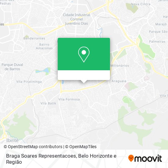 Braga Soares Representacoes mapa