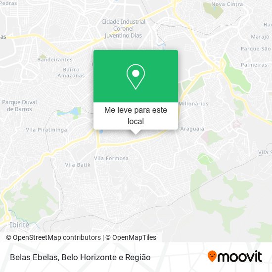 Belas Ebelas mapa