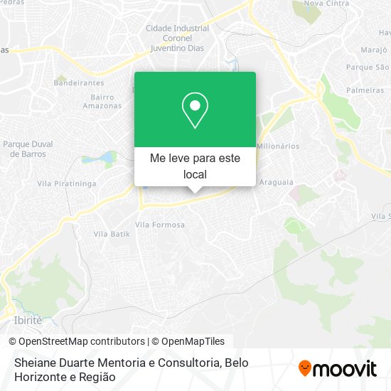 Sheiane Duarte Mentoria e Consultoria mapa