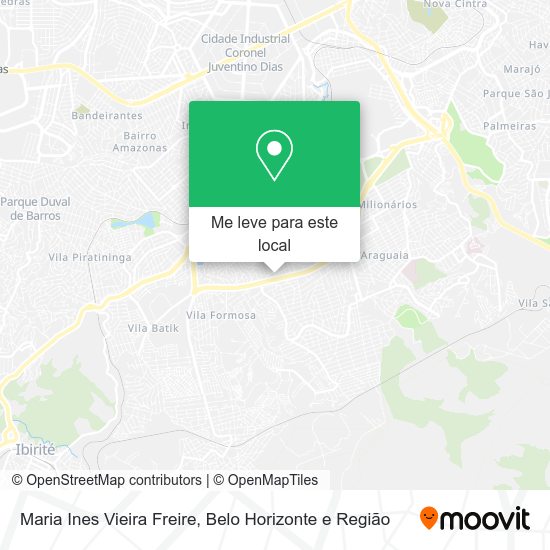 Maria Ines Vieira Freire mapa