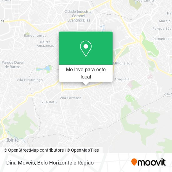 Dina Moveis mapa