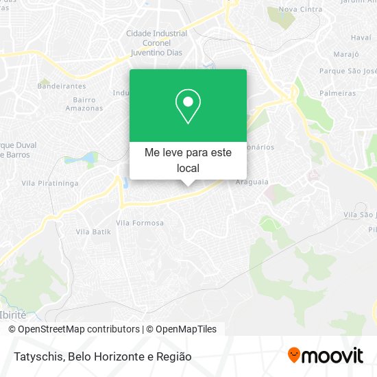 Tatyschis mapa