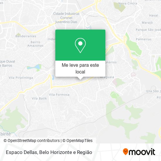Espaco Dellas mapa