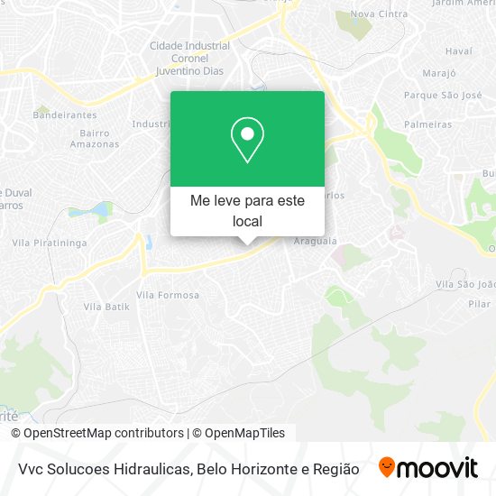 Vvc Solucoes Hidraulicas mapa