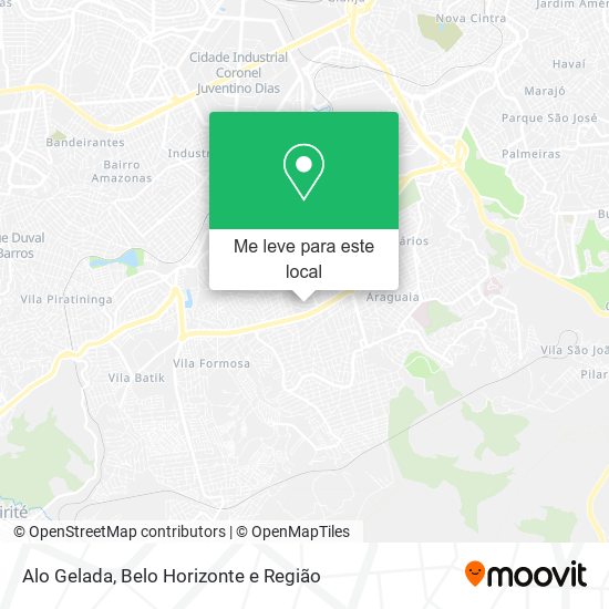 Alo Gelada mapa