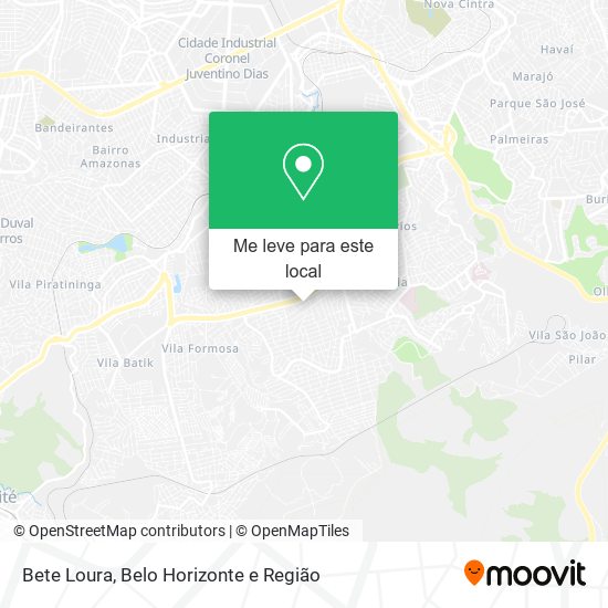 Bete Loura mapa