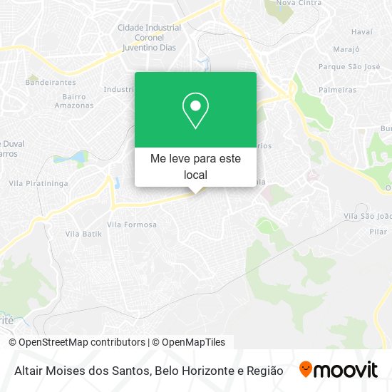 Altair Moises dos Santos mapa