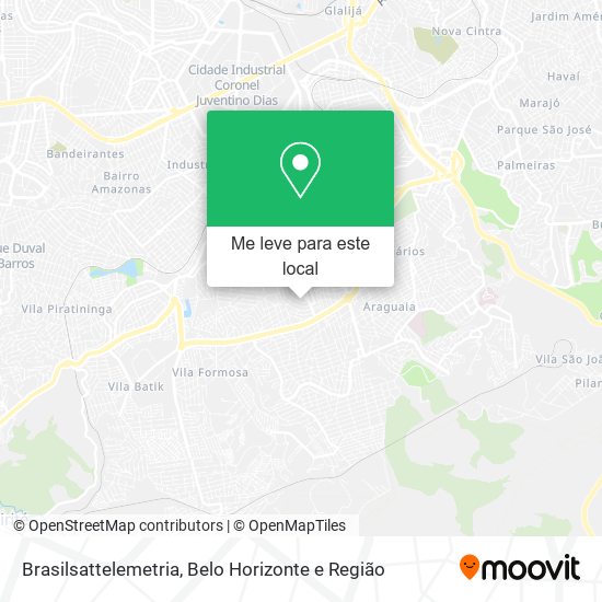 Brasilsattelemetria mapa