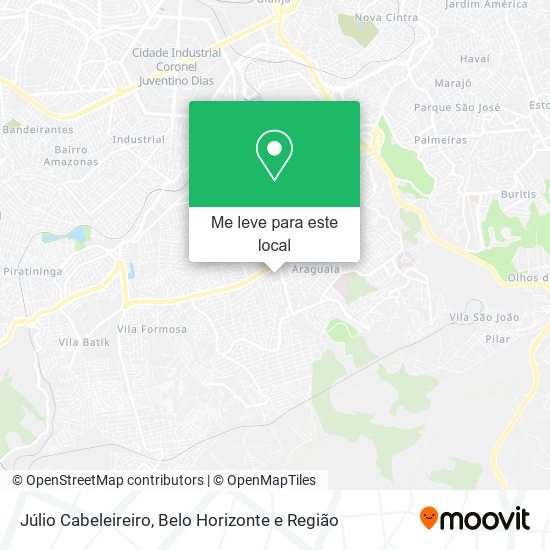 Júlio Cabeleireiro mapa