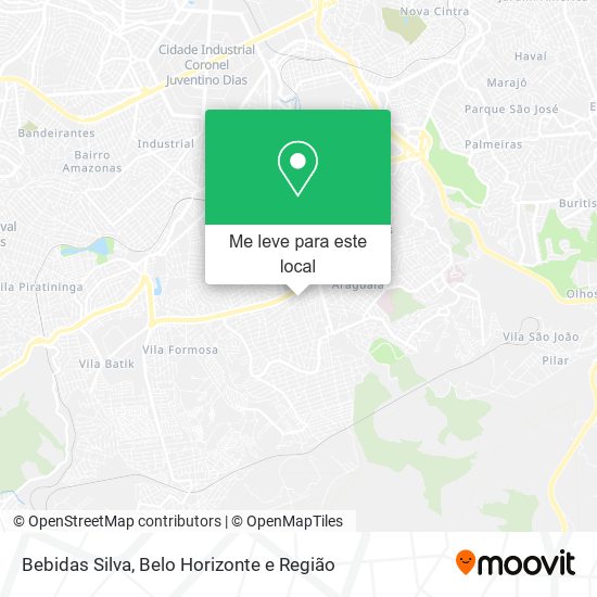 Bebidas Silva mapa