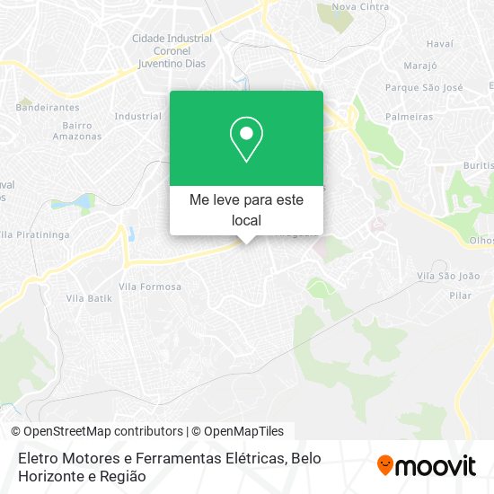 Eletro Motores e Ferramentas Elétricas mapa