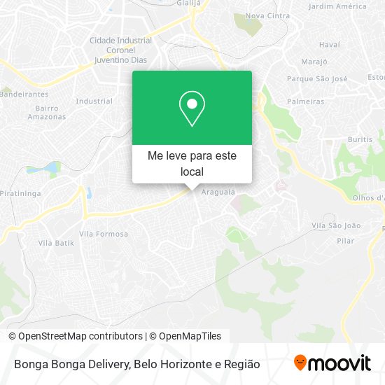 Bonga Bonga Delivery mapa