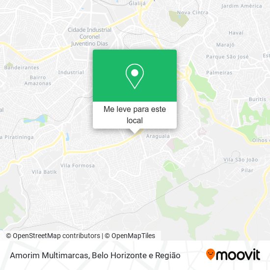 Amorim Multimarcas mapa