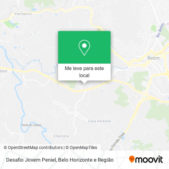 Desafio Jovem Peniel mapa