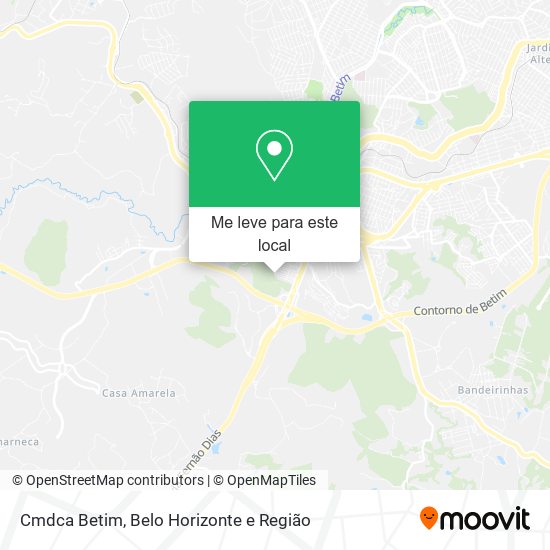Cmdca Betim mapa