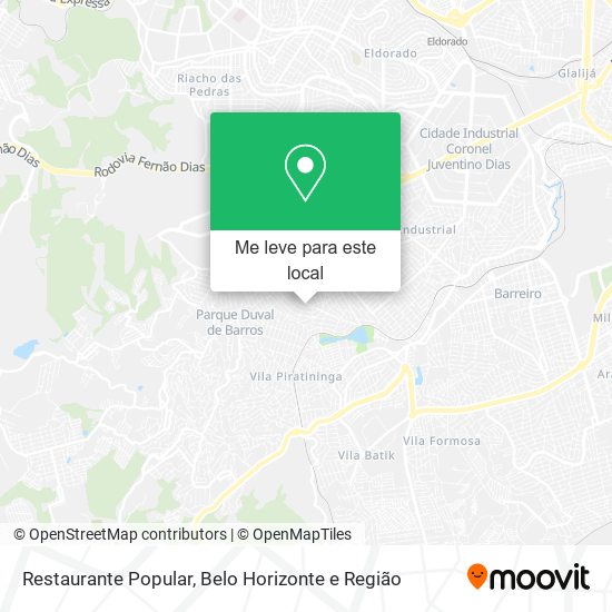 Restaurante Popular mapa