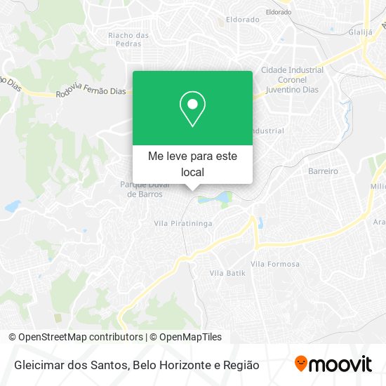 Gleicimar dos Santos mapa