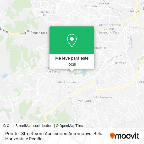 Pomter Streettsom Acessorios Automotivo mapa