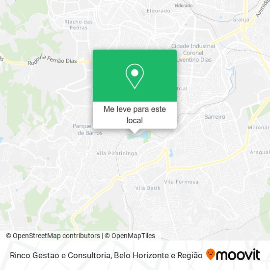 Rinco Gestao e Consultoria mapa