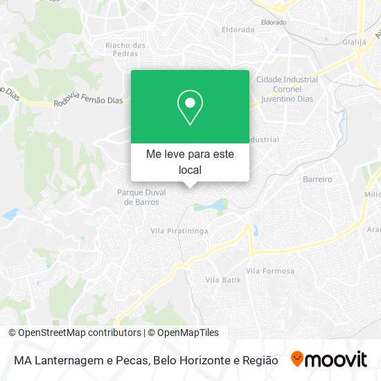 MA Lanternagem e Pecas mapa