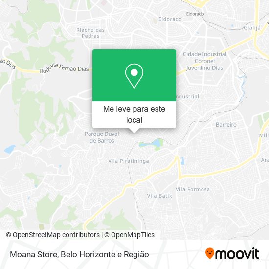 Moana Store mapa