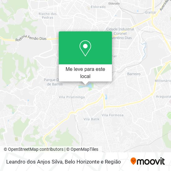 Leandro dos Anjos Silva mapa