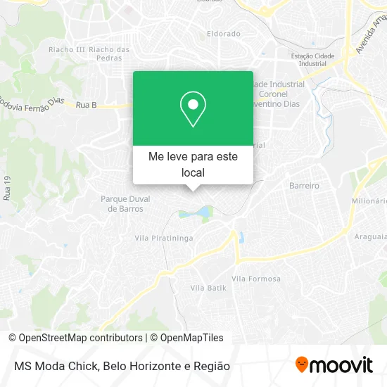 MS Moda Chick mapa