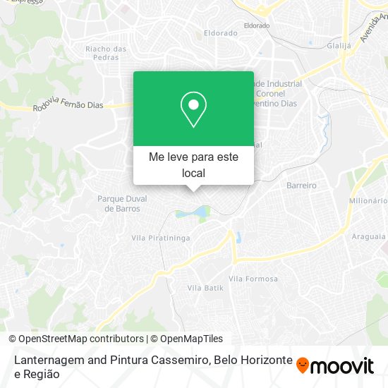 Lanternagem and Pintura Cassemiro mapa