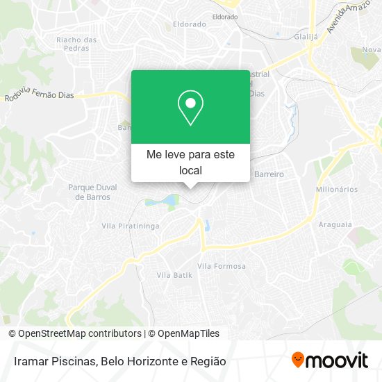 Iramar Piscinas mapa